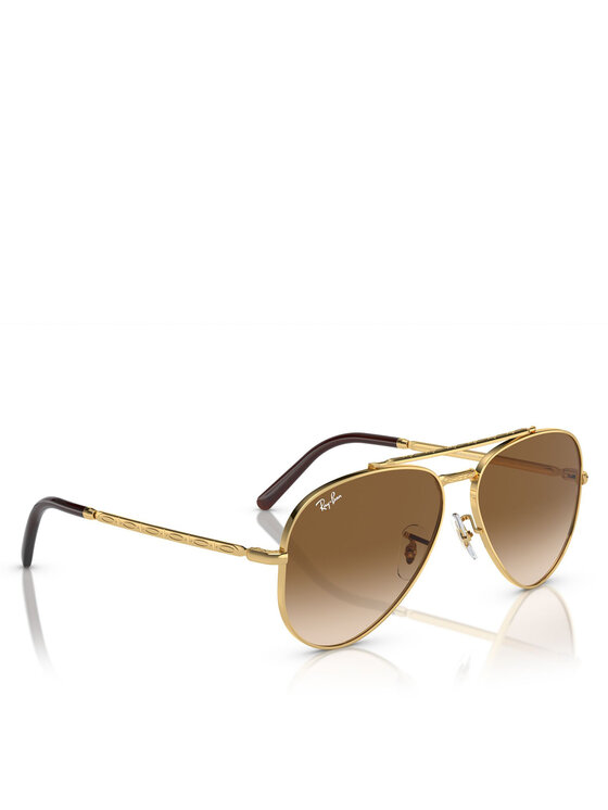 Ray-Ban Slnečné okuliare New Aviator 0RB3625 001/51 Zlatá