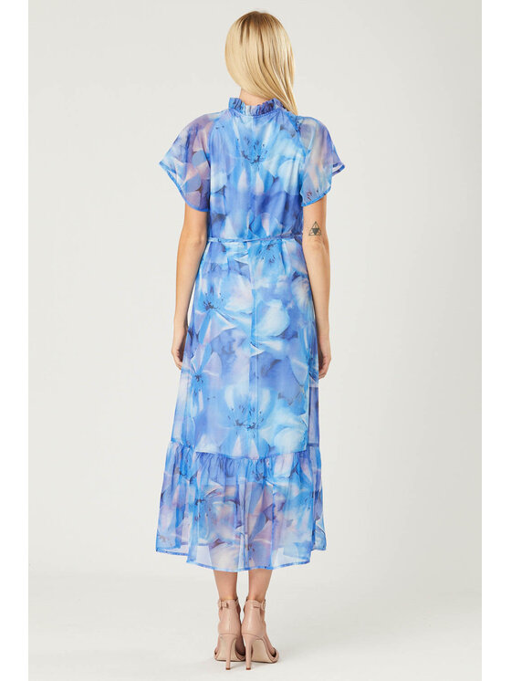 QUIOSQUE QUIOSQUE Každodenné šaty ORCHID DRESS Tyrkysová Regular Fit