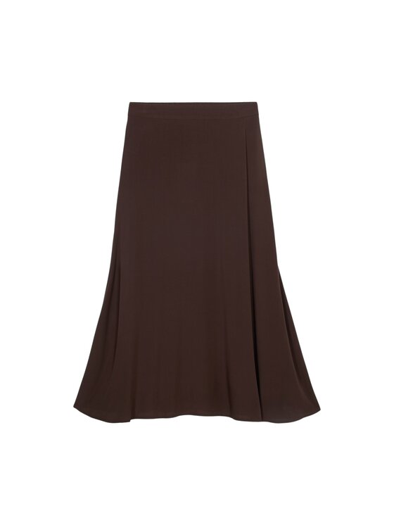 Oltre Oltre Spódnica midi 1156J000274N022 Brązowy A-Line Fit