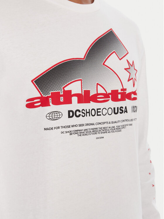 DC DC Longsleeve Slathletic EDYZT04357 Weiß Heritage Fit