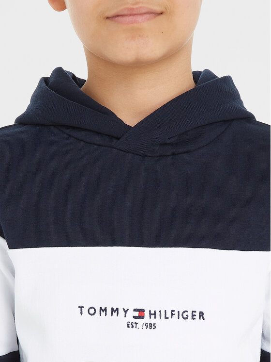 Tommy Hilfiger Tommy Hilfiger Sweatshirt Essential Colorblock KB0KB08385 S Dunkelblau Regular Fit