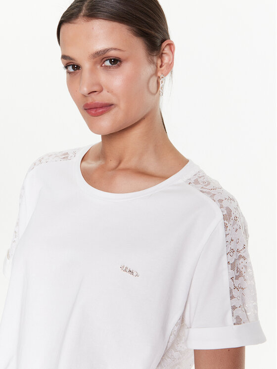 Liu Jo Sport Liu Jo Sport Bluza TA3174 J5003 Bela Regular Fit