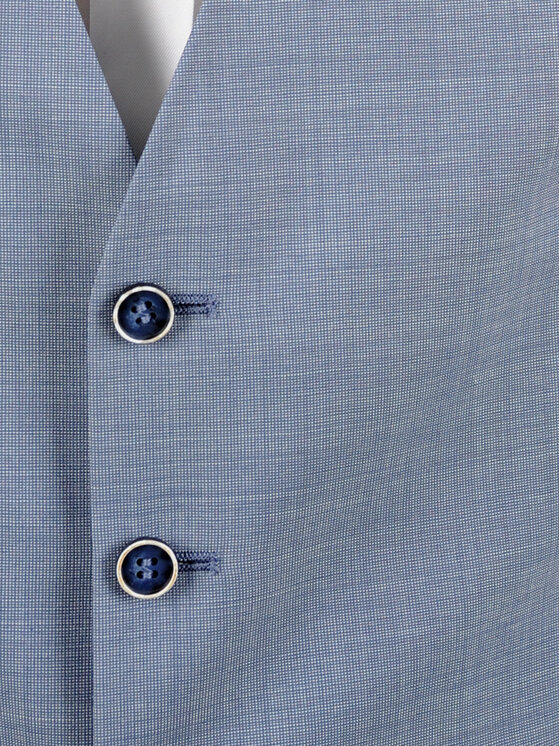 Evenemen Evenemen Kamizelka BREGAMO BLUE Niebieski Slim Fit