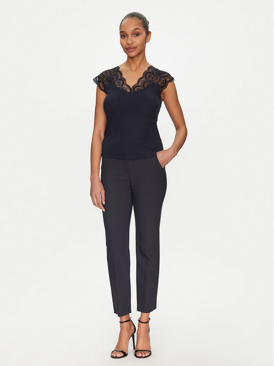 Morgan Morgan Bluse 222-DELO Dunkelblau Regular Fit