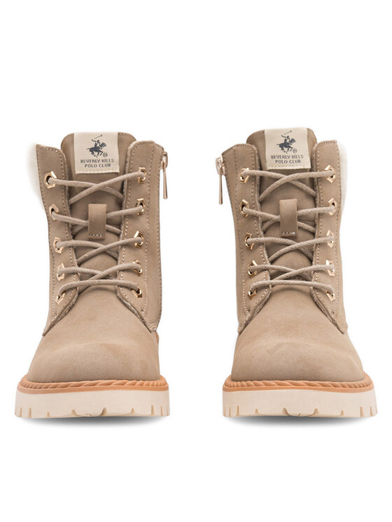Beverly Hills Polo Club Beverly Hills Polo Club Schnürstiefeletten CS6135-02 Beige