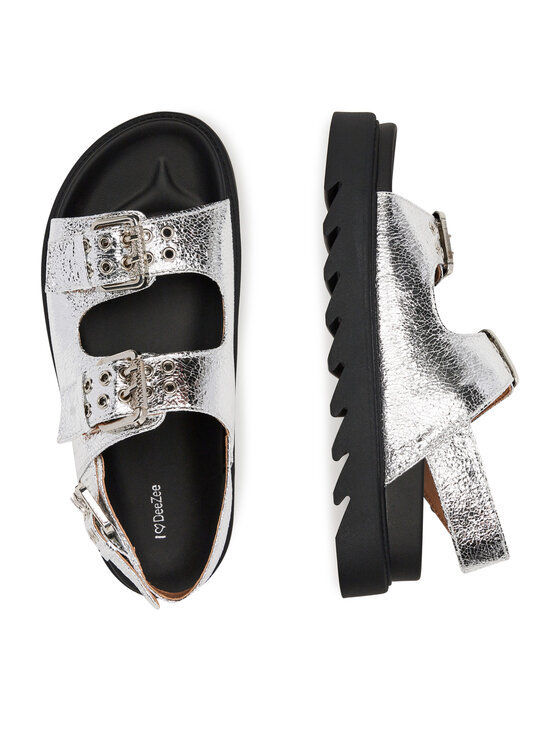 DeeZee DeeZee Sandale HY62275-1 Srebrna