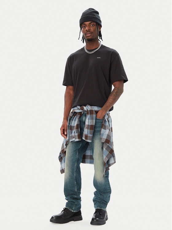 G-STAR G-STAR T-Shirt Base D28588-D593 Czarny Regular Fit