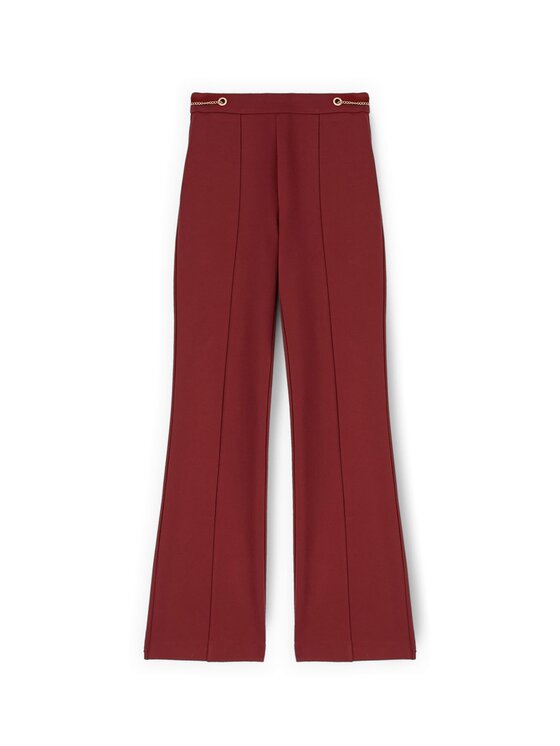 Motivi Motivi Pantaloni di tessuto P094Q004173N036 Bordeaux Flare Fit