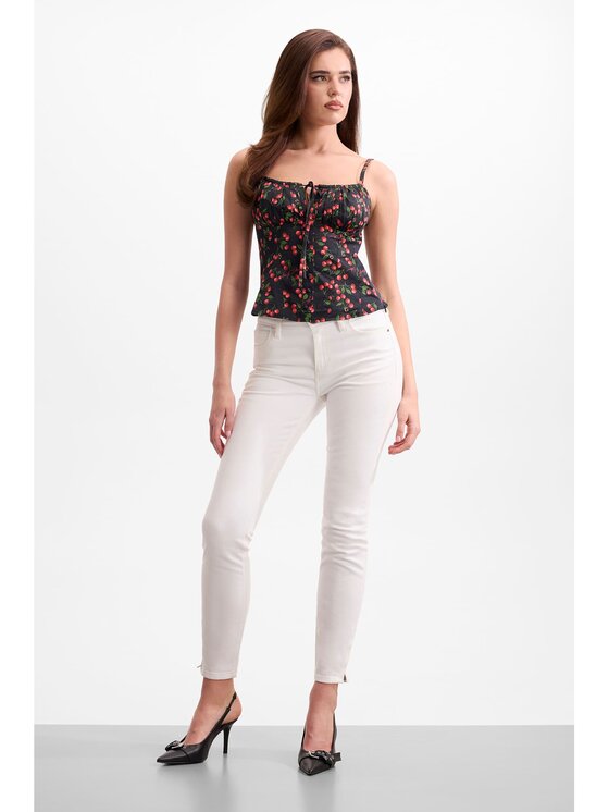 Guess Guess Jeansy 182699 Bílá Skinny Fit