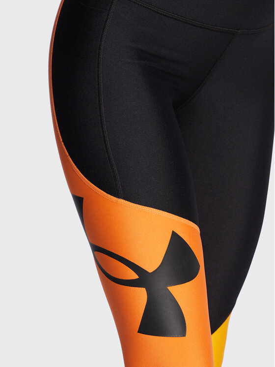 Under Armour Under Armour Legginsy HeatGear® Ankle 1373936 Pomarańczowy Slim Fit