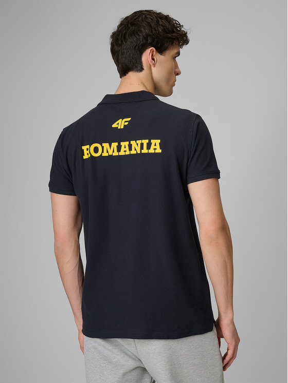 4F 4F T-Shirt TEAMWEAR Granatowy Regular Fit