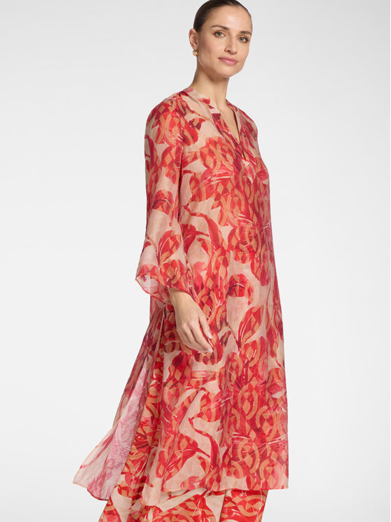 Elena Mirò Elena Mirò Camicia 7079P000289N001 Rosso Regular Fit