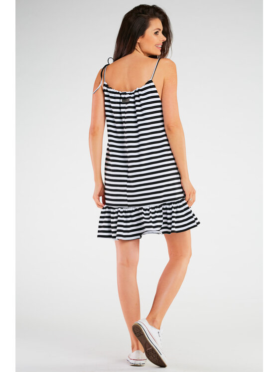 Infinite You Infinite You Sukienka letnia M251 Czarny Basic Fit