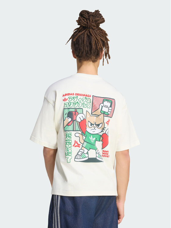 adidas adidas T-Shirt 164257 Biały Oversize