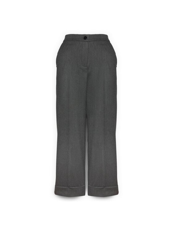 Elena Mirò Elena Mirò Pantaloni di tessuto P164P000360N023 Grigio Cropp Fit
