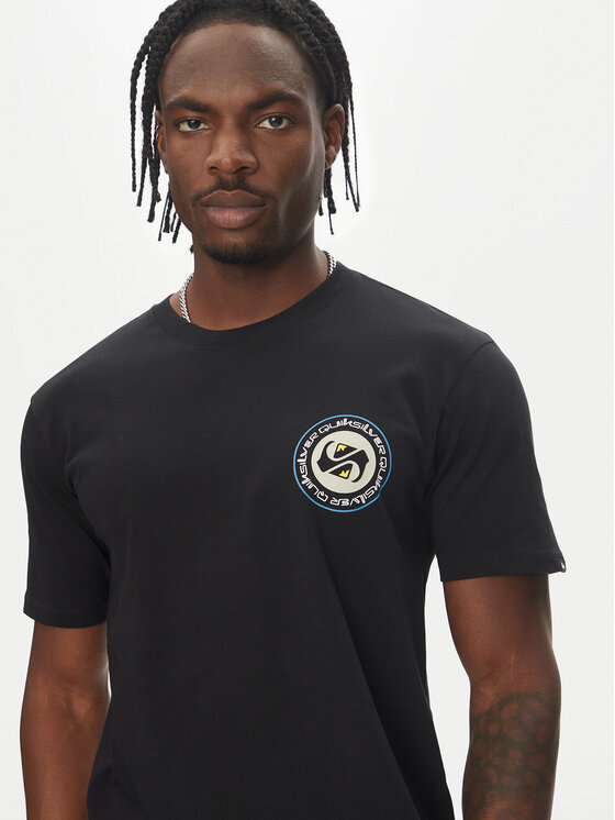 Quiksilver Quiksilver T-krekls Circle Back Ss EQYZT08054 Melns