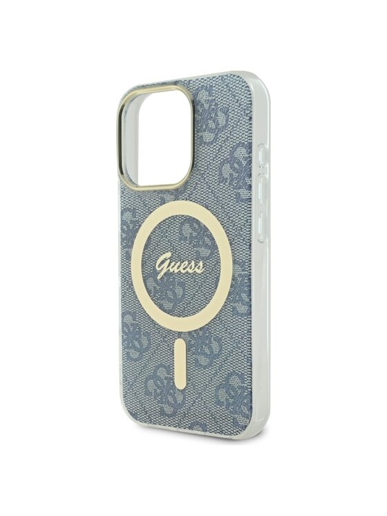 Guess Guess Etui na telefon iPhone 16 Pro Niebieski