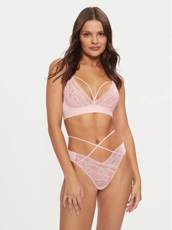Hunkemöller Hunkemöller Biustonosz braletka Remi 300126 Różowy