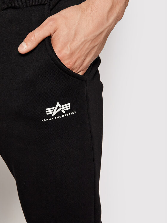 Alpha Industries Alpha Industries Melegítő alsó Basic Jogger 116370 Fekete Slim Fit