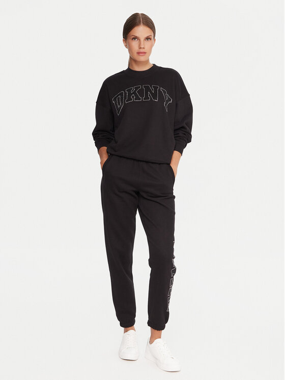 DKNY Sport DKNY Sport Mikina DP5T1462 Černá Regular Fit