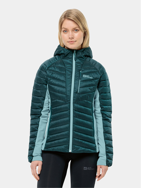 Jack Wolfskin Outdoor Jakna Routeburn Pro Ins Jkt 1207192 Zelena Regular Fit