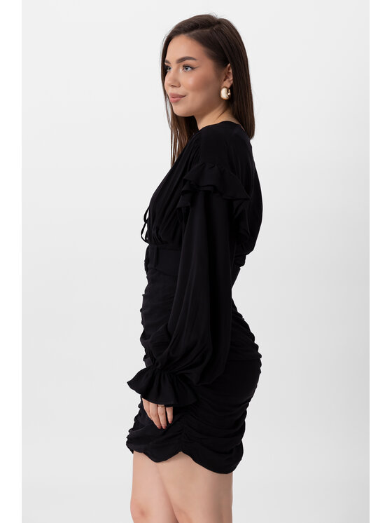 LAURELLA LAURELLA Sukienka codzienna 4UL028 Czarny Regular Fit