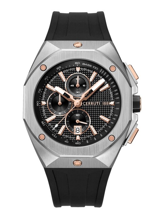 Cerruti 1881 Cerruti 1881 Zegarek Cerruti-CIWGO0073201 Czarny