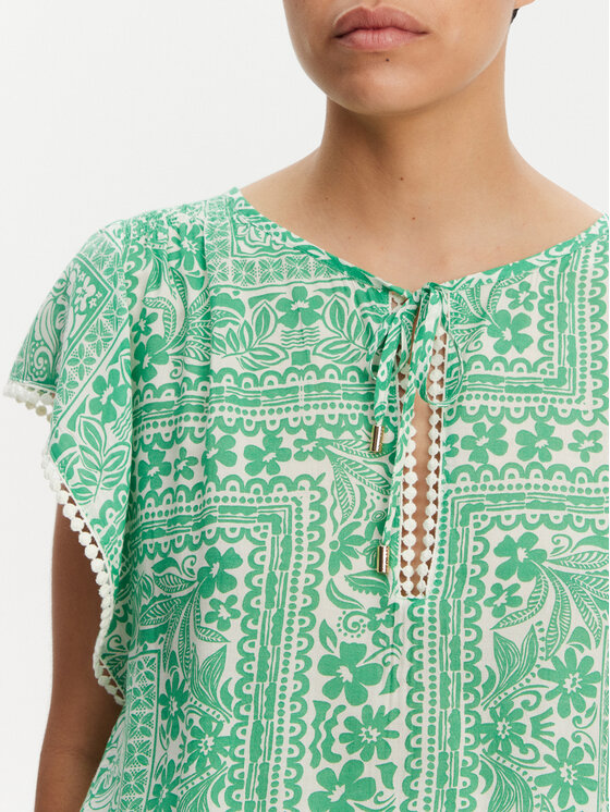 Melissa Odabash Melissa Odabash Sommerkleid Keri Grün Regular Fit