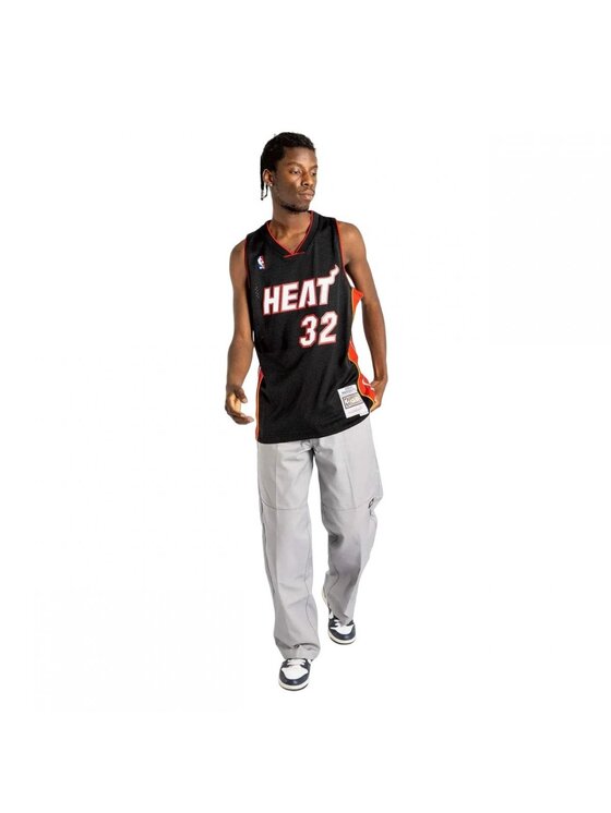 Mitchell & Ness Mitchell & Ness Smanicato NBA SWINGMAN MIAMI HEAT SHAQUILLE O`NEAL Nero Regular Fit