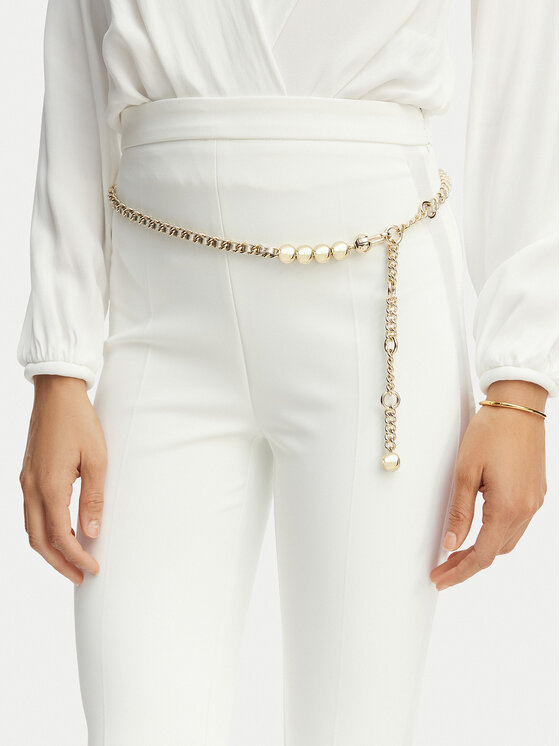 Furla Dámsky opasok Sfera WC00132 BX4469 CN CGD00 Zlatá
