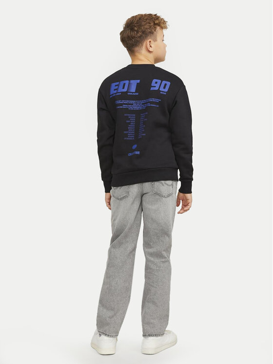Jack & Jones Junior Jack & Jones Junior Jeansy Chris 12251577 Szary Relaxed Fit