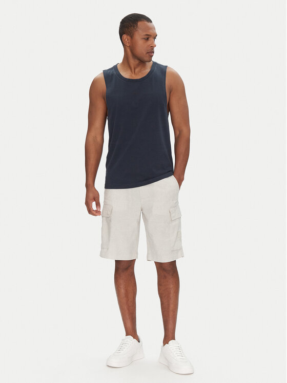 BOSS BOSS Tank top 50536739 Granatowy Regular Fit