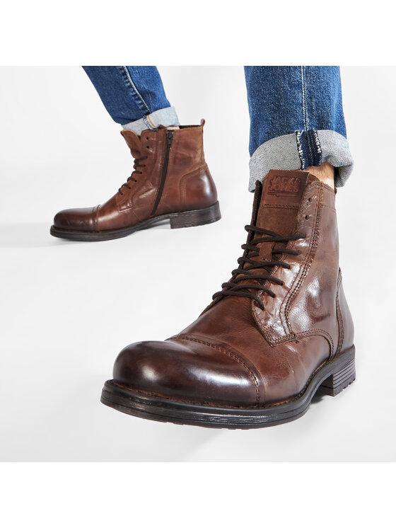 Herren Stiefel Jack And Jones Stiefel Braun JACK AND JONES Herren
