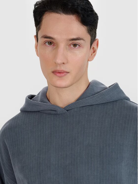 4F 4F Felpa 4FRSS25TSWSM2181-22S Nero Oversize