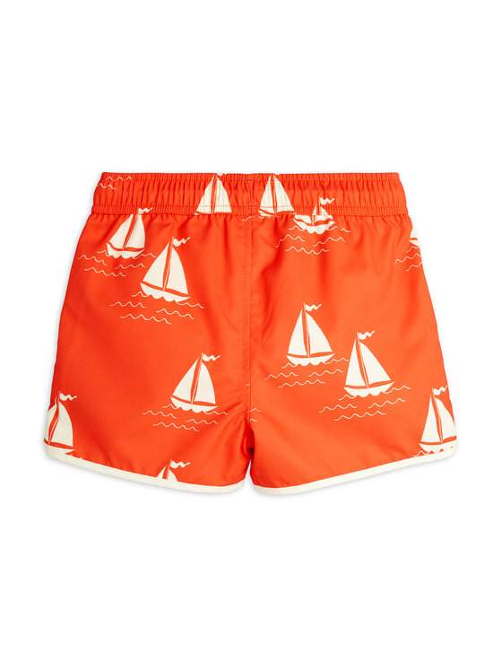 MINI RODINI MINI RODINI Szorty kąpielowe 2528011342 Czerwony Regular Fit