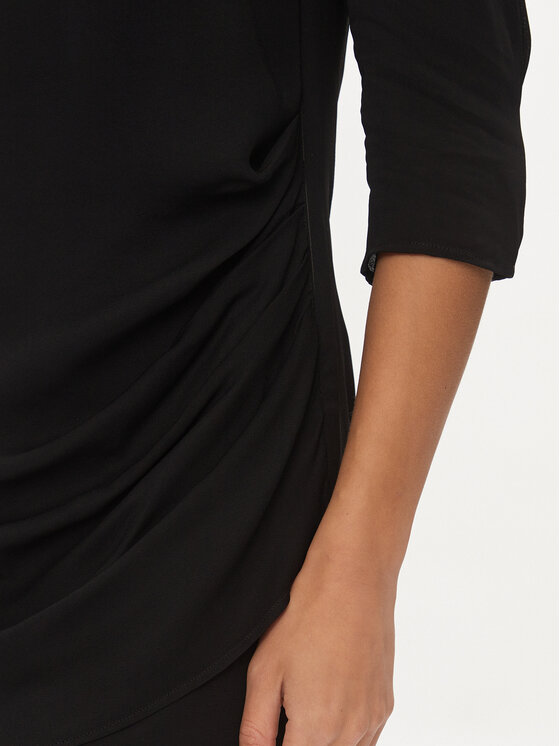 DKNY DKNY Koktel haljina D2A4B345 Crna Regular Fit