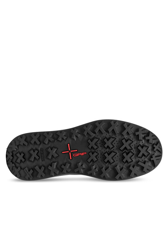 Geox Geox Šnurovacia obuv U Granito + Grip U56MSA 000FF C9999 Čierna