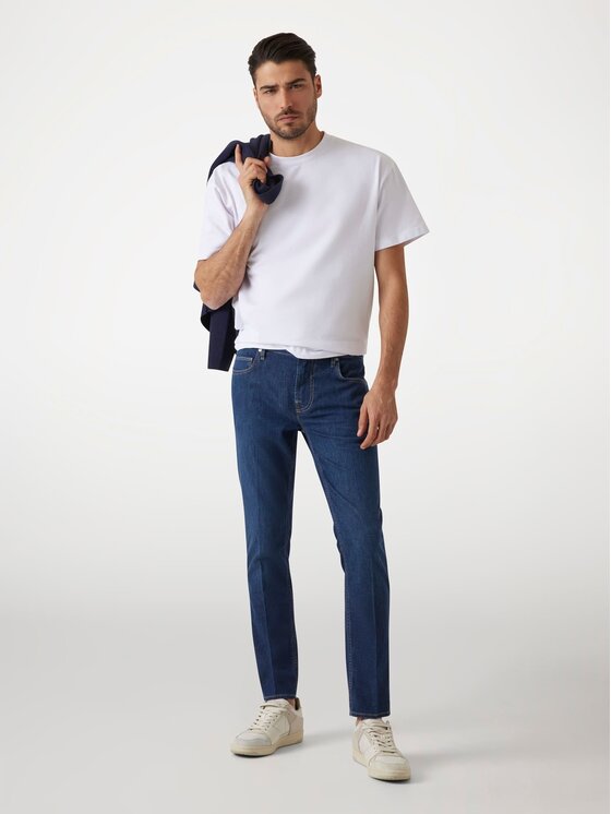 Guess Guess Jeansy 174349 Modrá Skinny Fit