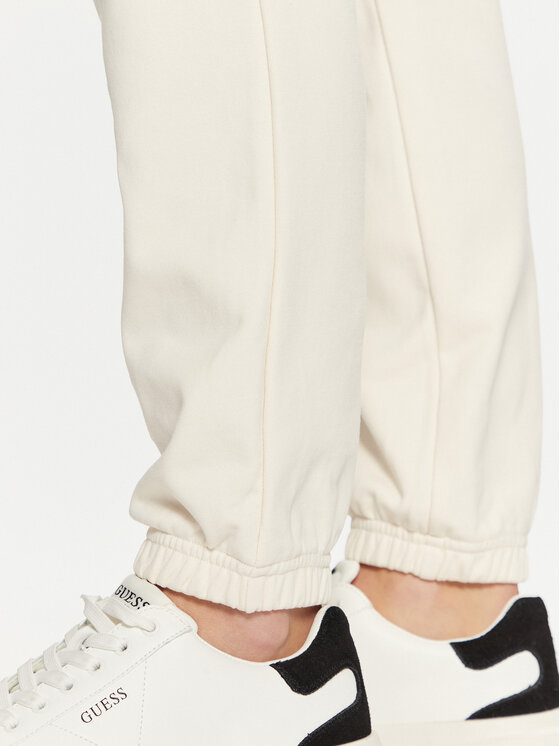 Guess Guess Pantaloni trening O5RB01 KCO31 Écru Regular Fit