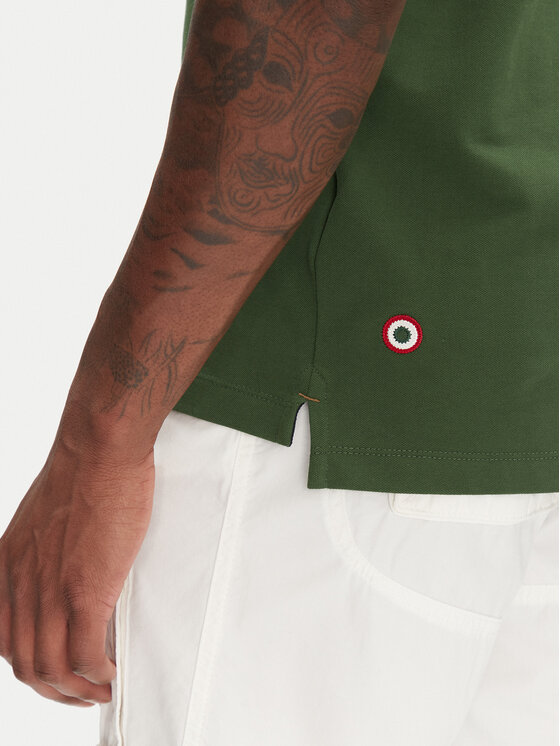 Aeronautica Militare Aeronautica Militare Polo majica 251PO1859P191 Zelena Regular Fit
