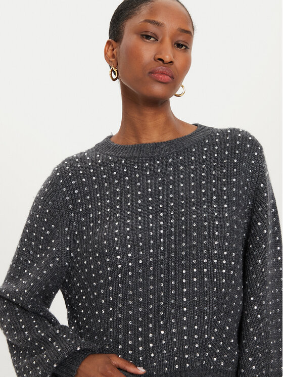 Marella Marella Džemper Molo 2423946034 Siva Regular Fit