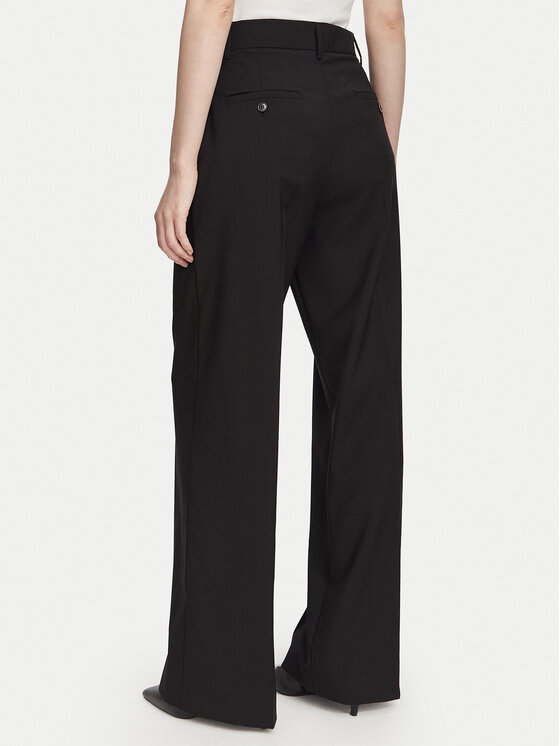 Weekend Max Mara Weekend Max Mara Hlače Visivo 2625136061 Crna Regular Fit