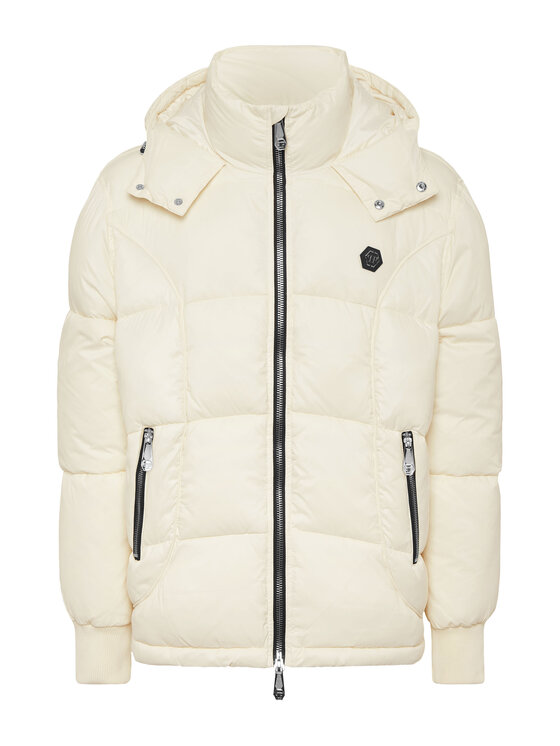 PHILIPP PLEIN PHILIPP PLEIN Kurtka puchowa 27031 Beżowy Regular Fit