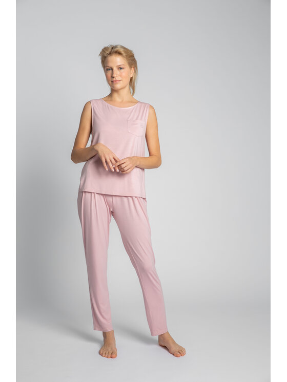 LaLupa LaLupa Bluzka LA022 Różowy Comfortable Fit