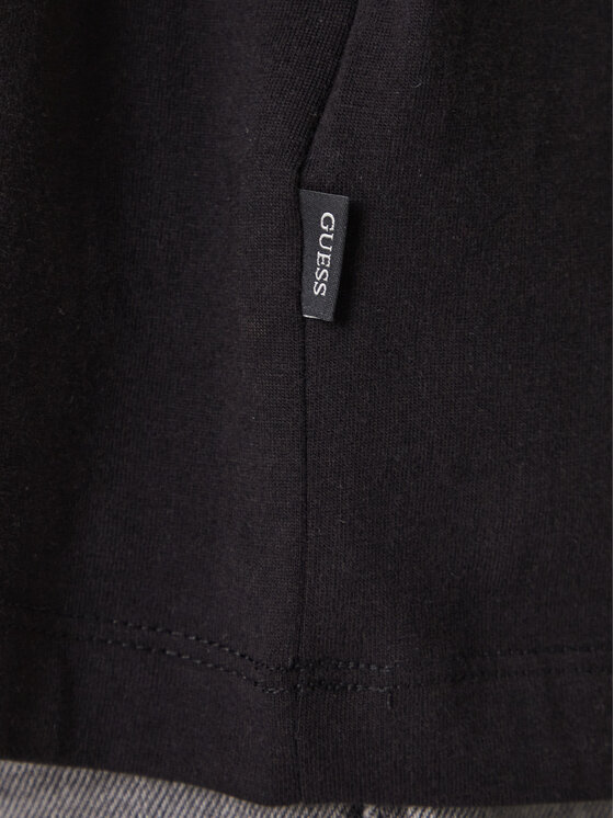 Guess Jeans Guess Jeans Marškinėliai M6RI45 K8HM0 Juoda Oversize