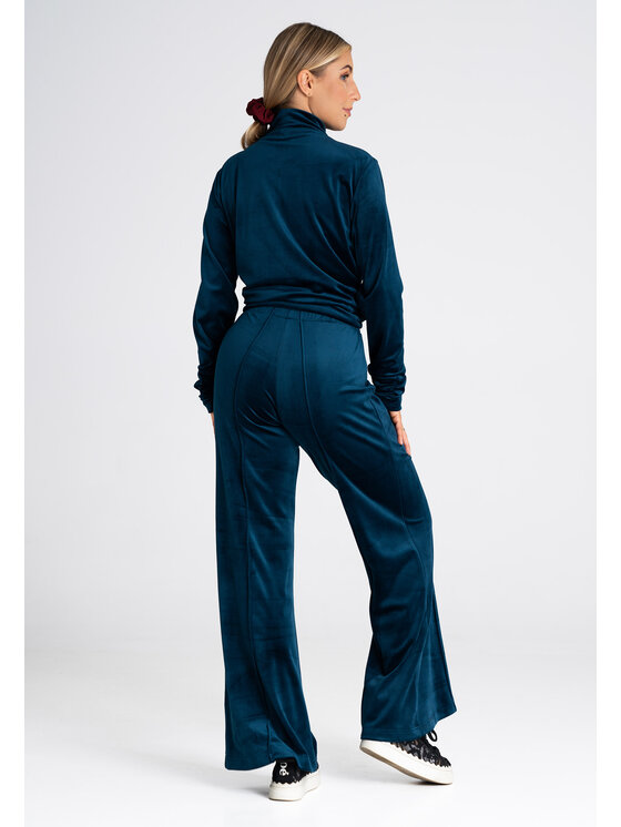 FIGL FIGL Dámské kalhoty M966 Modrá Regular Fit