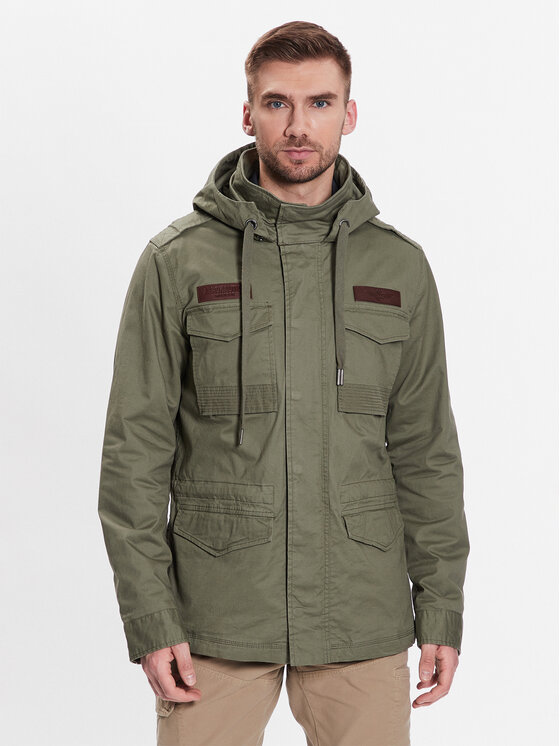 Aeronautica Militare Aeronautica Militare Übergangsjacke 231AB2063CT3013 Grün Regular Fit