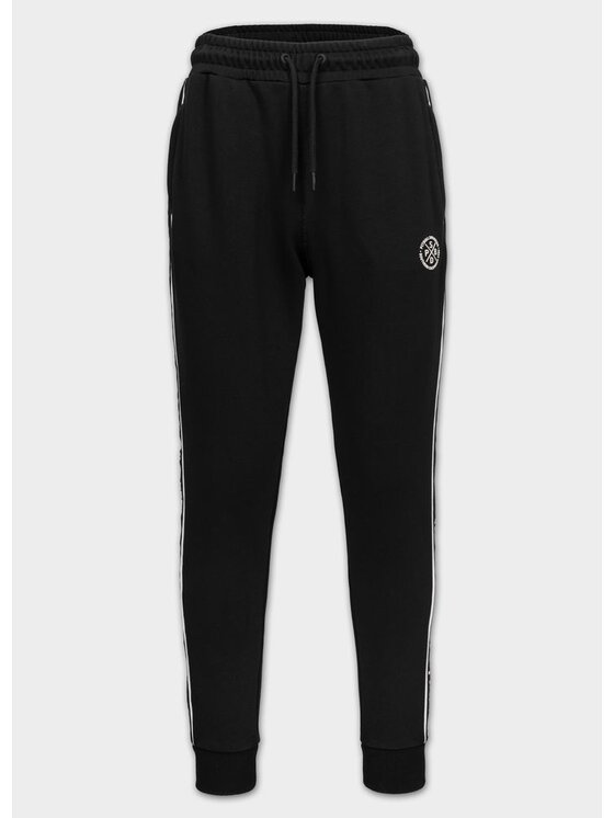 PITBULL PITBULL Spodnie dresowe NEXUS Czarny Regular Fit