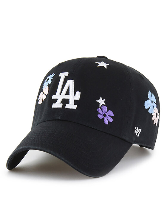 47 Brand 47 Brand Kšiltovka MLB Los Angeles Dodgers B-FLRAC12GWS Černá