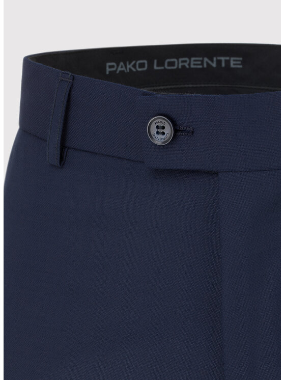 Pako Lorente Pako Lorente Spodnie garniturowe P25WF-6G-005 Granatowy Super Slim Fit